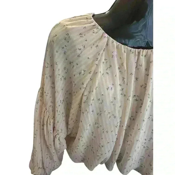 Gianni Bini Women's‎ Large Top Blouse Yellow Tomato Girl Summer Soft Feminine - Picture 2 of 9